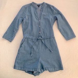 J. Crew Denim Romper